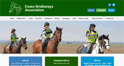 Desktop Screenshot of essexbridleways.co.uk
